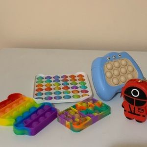 Lot of Pop-it toys